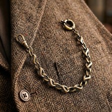 Taschenuhrkette Messing