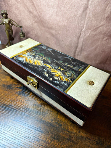 Vintage schmuckschatulle - vintage,