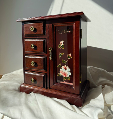 Vintage schmuckschatulle aus - vintage,