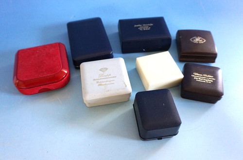 Vintage juwelier etui - 8x,