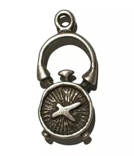 Antik silber 800 - uhr, anhänger