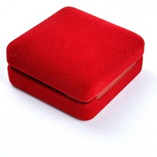 Taschenuhr Schatulle Samt Rot