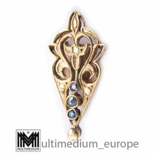 Jugendstil Uhr Ketten Schieber