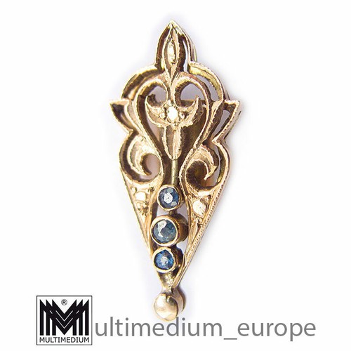 Jugendstil uhr ketten schieber - jugendstil,